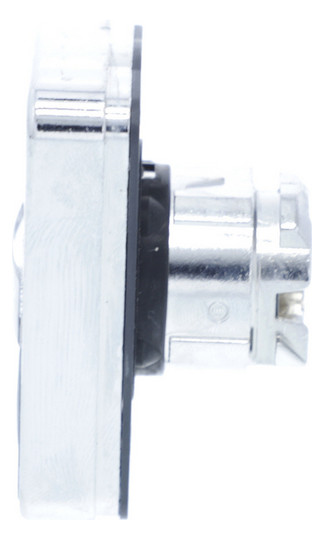 Drucktaster Front 3f sw/ws bel.b Ø22,5mm Geeignet für Beleuchtung rechteck IP66