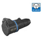 CEE-Kupplung 3p 16A IP54 IP54 230V/bl 6h Schraubkl ger Kst Verschraubung