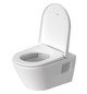 Duravit Wand-Tiefspül-WC-Set D-Neo mit WC-Sitz, Rimless, weiß
