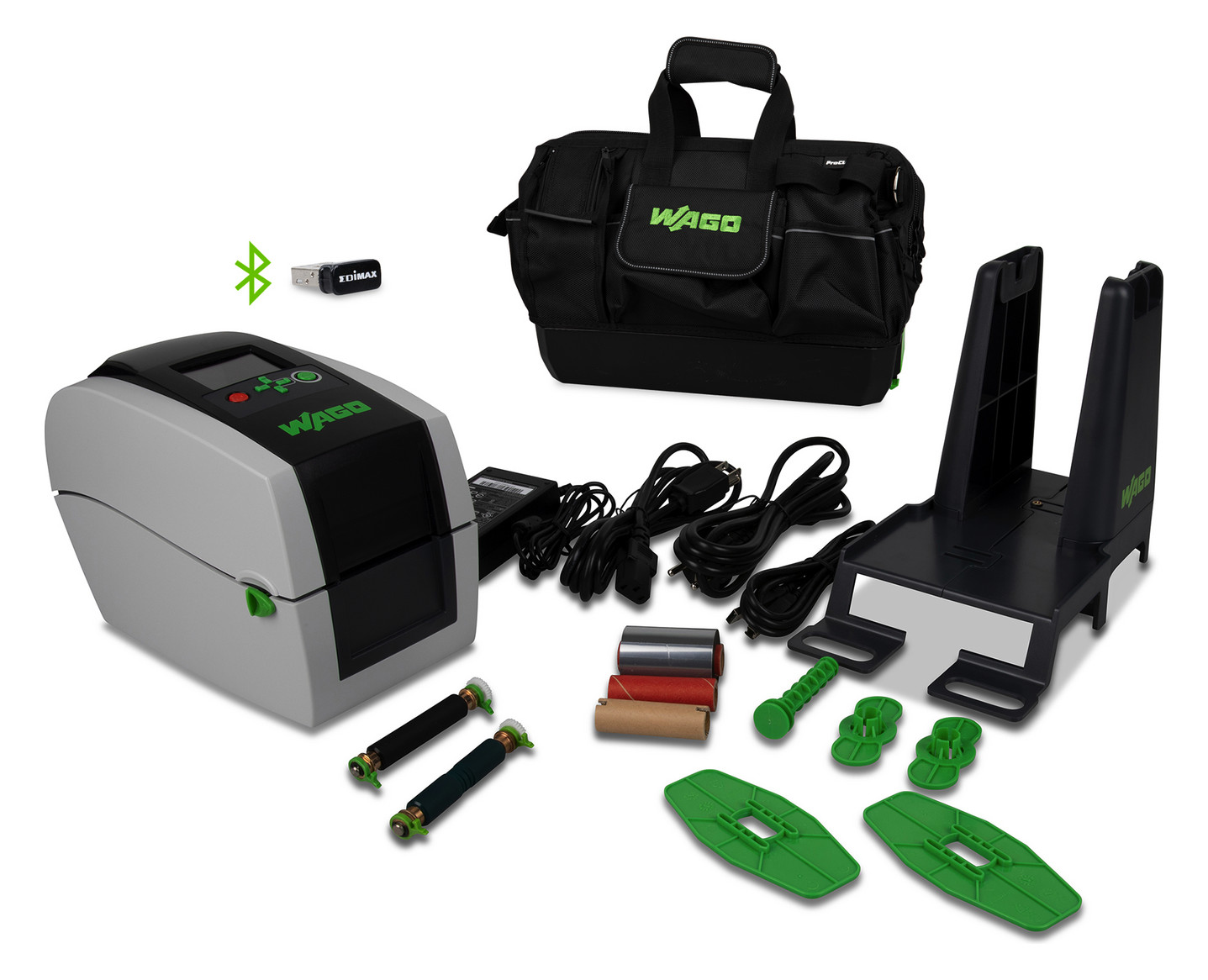 Beschriftungsgerät Thermotransfer PC f.Etikett elektr Etikett 1-6Zeil 300dpi