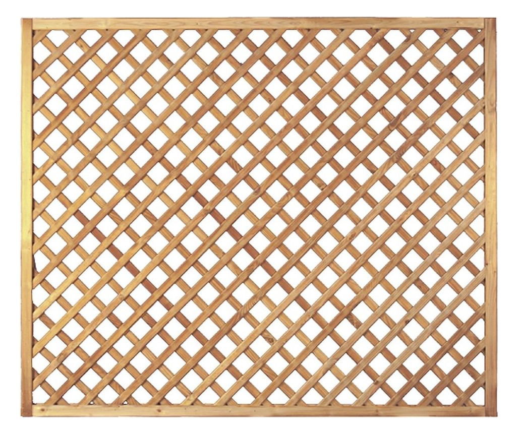 Bild Diagonal-Rankzaun 180 x 150 cm MW 6 x 6 cm, Leisten 12x30mm, genagelt Rahmen 45/ - n.a.-0