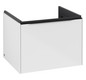 V&B Waschtisch-Unterschrank Subway 3.0 57,2x42,9x47,8cm, ohne LED/Griff Volcano black, brilliant white