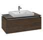 V&B Waschtischunterschrank Legato 100x38x50cm, Waschtisch mittig, Arizona Oak