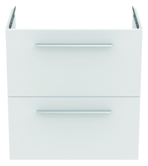Ideal-Standard Möbel-Waschtischunterschrank i.life S 2 Auszüge, 60 x 37,5 x 63 cm, weiß matt