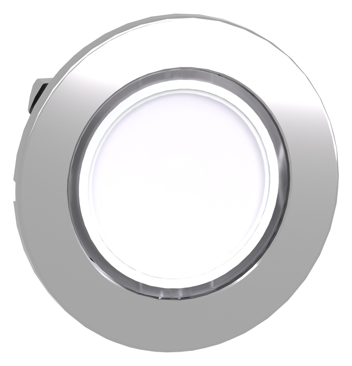 Drucktaster Front 1f ws bel.b Ø30,5mm rnd Geeignet für Beleuchtung IP66