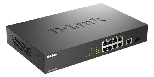 D-Link 10-Port Layer2 PoE+  DGS-1010MP/E 