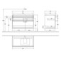 V&B Waschtisch-Unterschrank Venticello 95,7x60,6x50,2cm, Waschtisch rechts, Griff Chrom, kansas oak