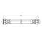 NEOPERL Panzerschlauch NEOFLEX IGxIG, 1/2" x 1/2", 300 mm