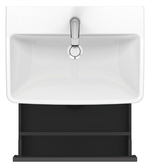 Duravit Waschtisch-Unterschrank No. 1 59 x 42,6 x 47,8 cm, Graphit Matt, 1, Schubkasten, 1 Auszug, wandhängend Duravit Waschtisch-Unterschrank No. 1 59 x 42,6 x 47,8 cm, Graphit Matt, 1, Schubkasten, 1 Auszug, wandhängend