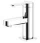 KEUCO Waschtisch-Einhebelmischer 60 IXMO Flat Ausladung 89mm, ohne Ablaufgarnitur, verchromt