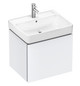 hansgrohe Waschtisch Xanuia Q 600x480mm, mit Hahnloch/Überlauf, weiß