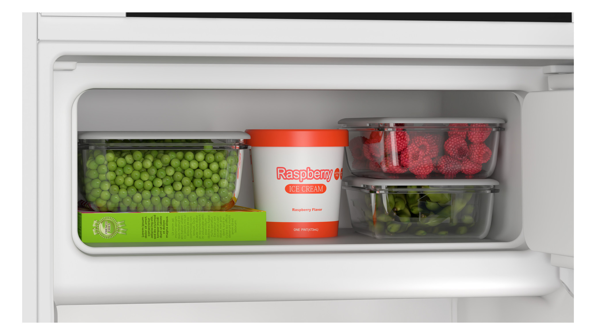 Kühlschrank EB E 172/15l N1225mm integr Dekor mit Zubehör möglich fest 147kwh ws