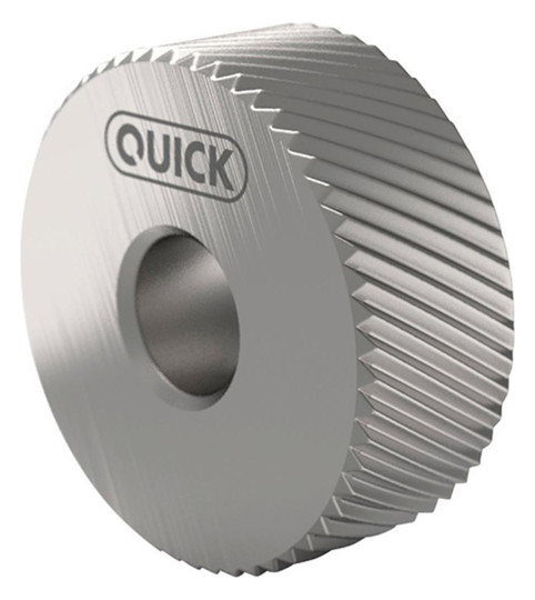 QUICK-Rändelrad aus PM, Form BR 30° - 10x4x4mm,...