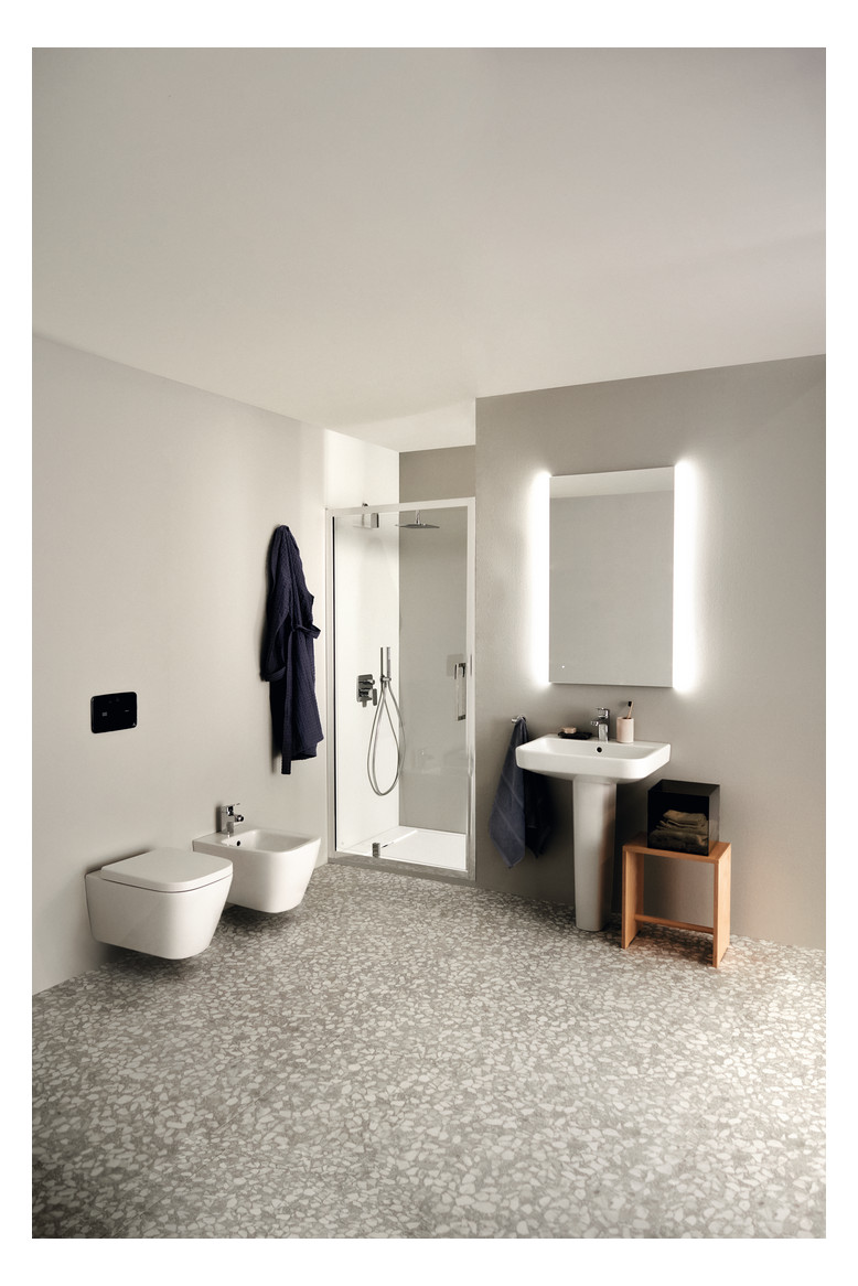 Ideal-Standard Wand-Tiefspül-WC i.life B 35,5x54x33,5cm, ohne Spülrand, weiß