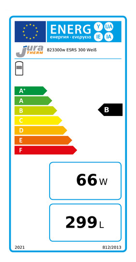 Juratherm Solar-Brauchwasserspeicher ESRS 300, 299 l, zwei Wärmetauscher, weiß