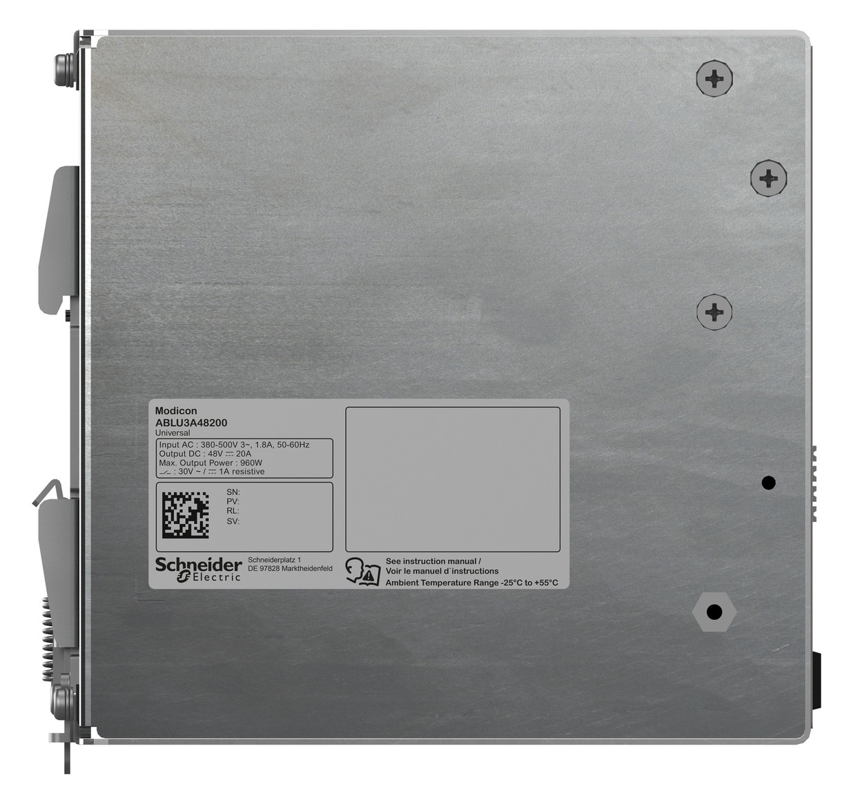 Gleichstromversorgung REG 380-500V 49W 380-500VAC f.Reiheneinb 20A IP20