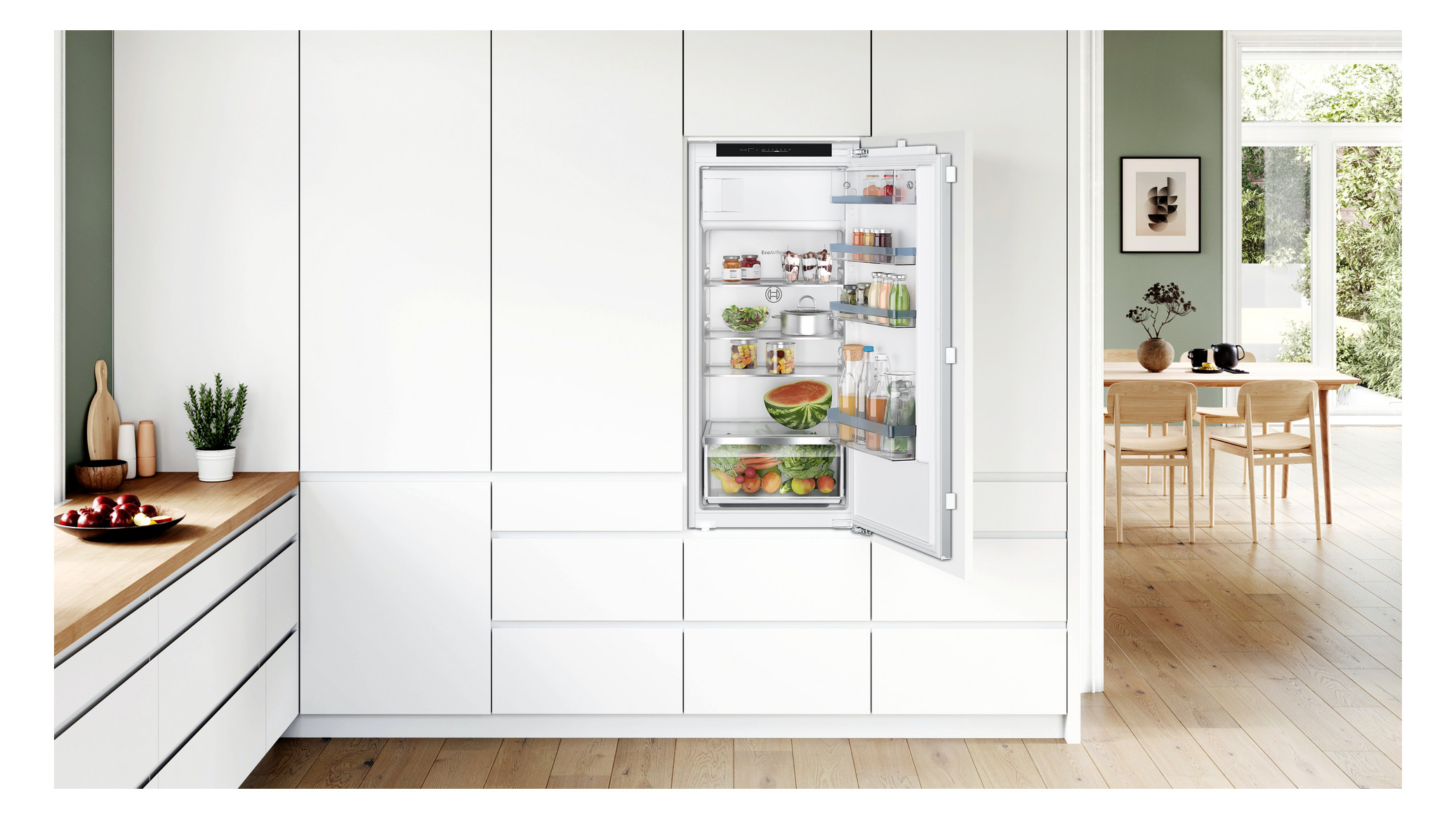 Kühlschrank EB E 172/15l N1225mm integr Dekor mit Zubehör möglich fest 147kwh ws