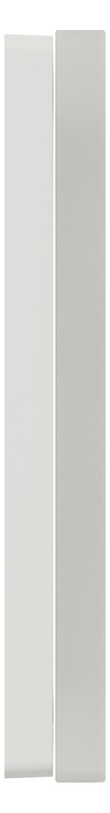 Rahmen 1f krws glz D-Life Glas f.GEB-K kristallweiß Unterputzmontage