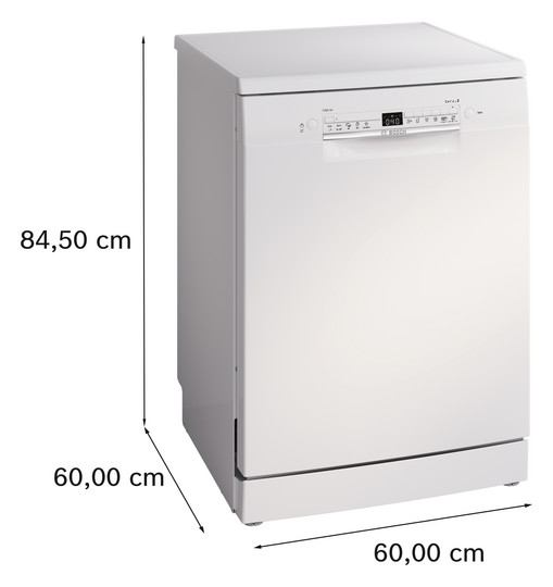 Geschirrspüler Stand D ws ubf B600mm 5prog 46dB BestKorb 845mm/m.Pl 13Gedecke
