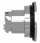 Drucktaster Front 1f rt bel.b Ø30,5mm rnd Geeignet für Beleuchtung IP66