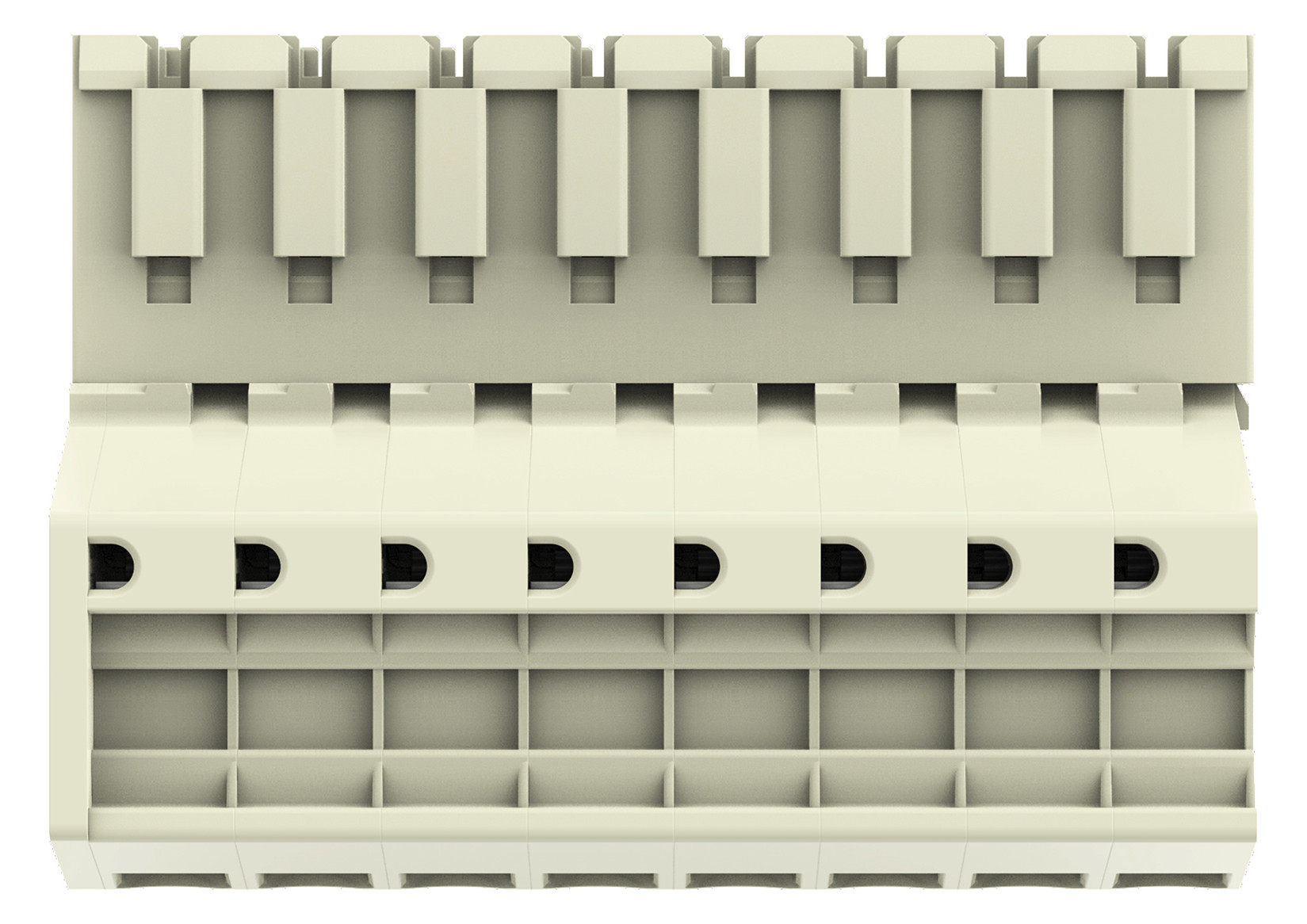 Verbindungsklemme 8p lgr Serie 831 41A 0,5-10qmm Thermopl 7,62mm Federzugans