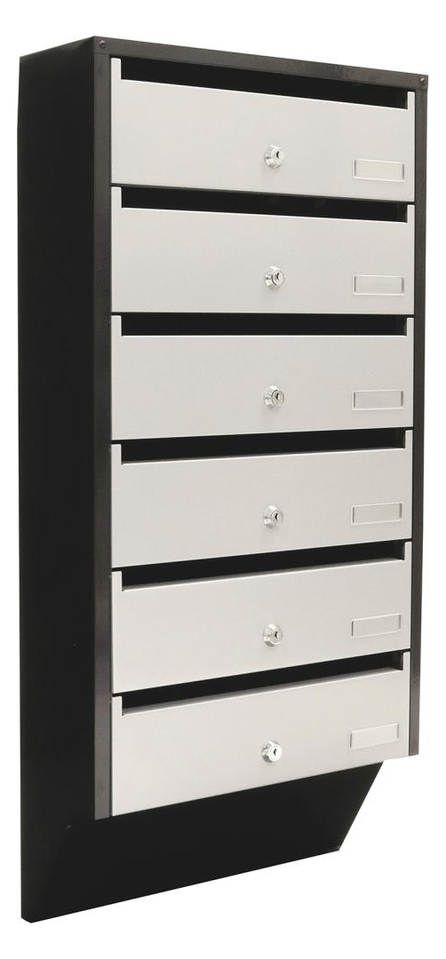 Bild DEPOT 6 SILVER / BLACK Zylinder schloss mit 2 Schl. - ROTTNER-0