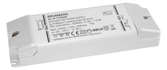 LED-Steuerung 4,8-30W 24V IP20 dim dim Kstgeh Dimmung Phasenabschnitt stat