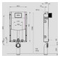 Sanit WC-Montageelement INEO IN 1090 mm, ohne Fußstützen, mit kleiner Revisionsöffnung