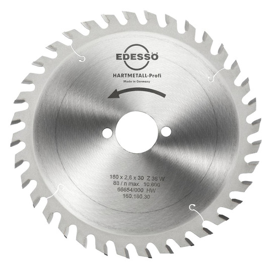 EDESSÖ-HW-Kreissägeblatt - 180x2,6x30mm, 40 WZ