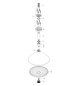 hansgrohe Kopfbrause Axor mit Deckenanschluss, 240mm, 2jet, brushed bronze