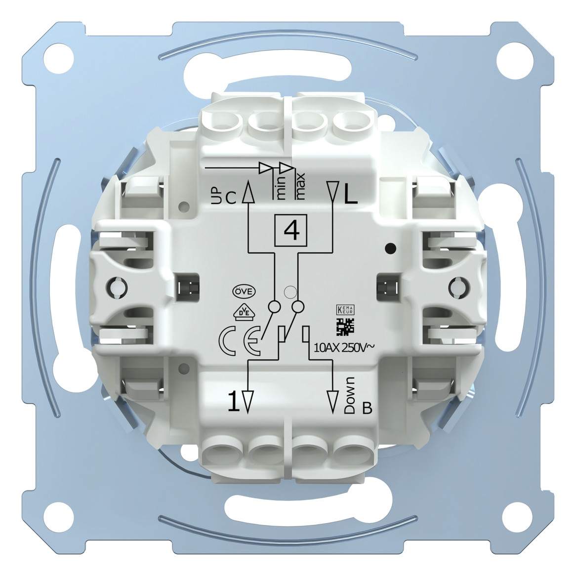 Jalousieschalter-Einsatz IP20 Wippe 1p