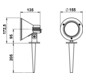 LED-Wegeleuchte 16W IP54 3000K 2240lm ws Alu 1LED Gl_tr