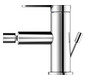 KEUCO Bidet-Einhebelmischer IXMO Flat Ausladung 110mm, mit Ablaufgarnitur, verchromt
