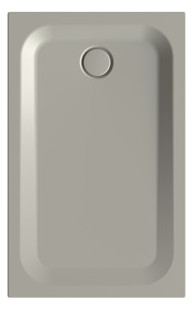 Duschwanne BetteUltra 1670 120x75x3,5cm, Antirutsch/Pro, Mini-Wannenträger, stone