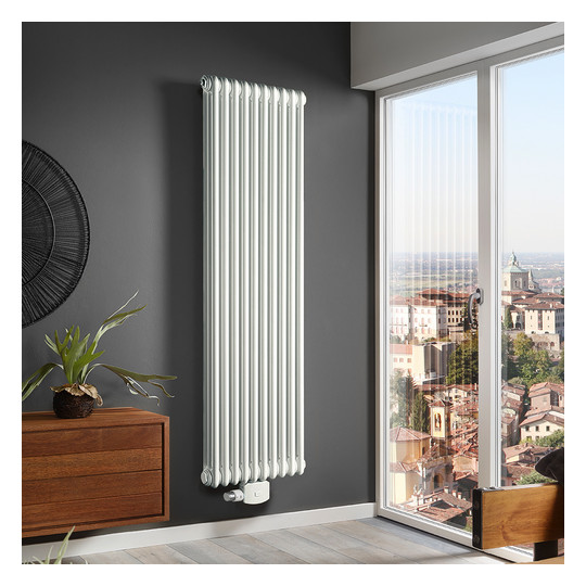 Bemm Laser-Röhrenradiatoren Mera Bauhöhe 2000mm, Durchgangsform, 12 Elemente, BT 139 mm