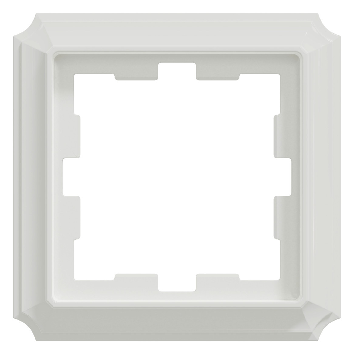 Rahmen 1f lows glz Kst Unterputzmontage Thermopl