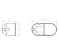 Verbindungsdose HW luftd Ø68x75mm Kst IP3X Ger/VerbDose/kast rnd