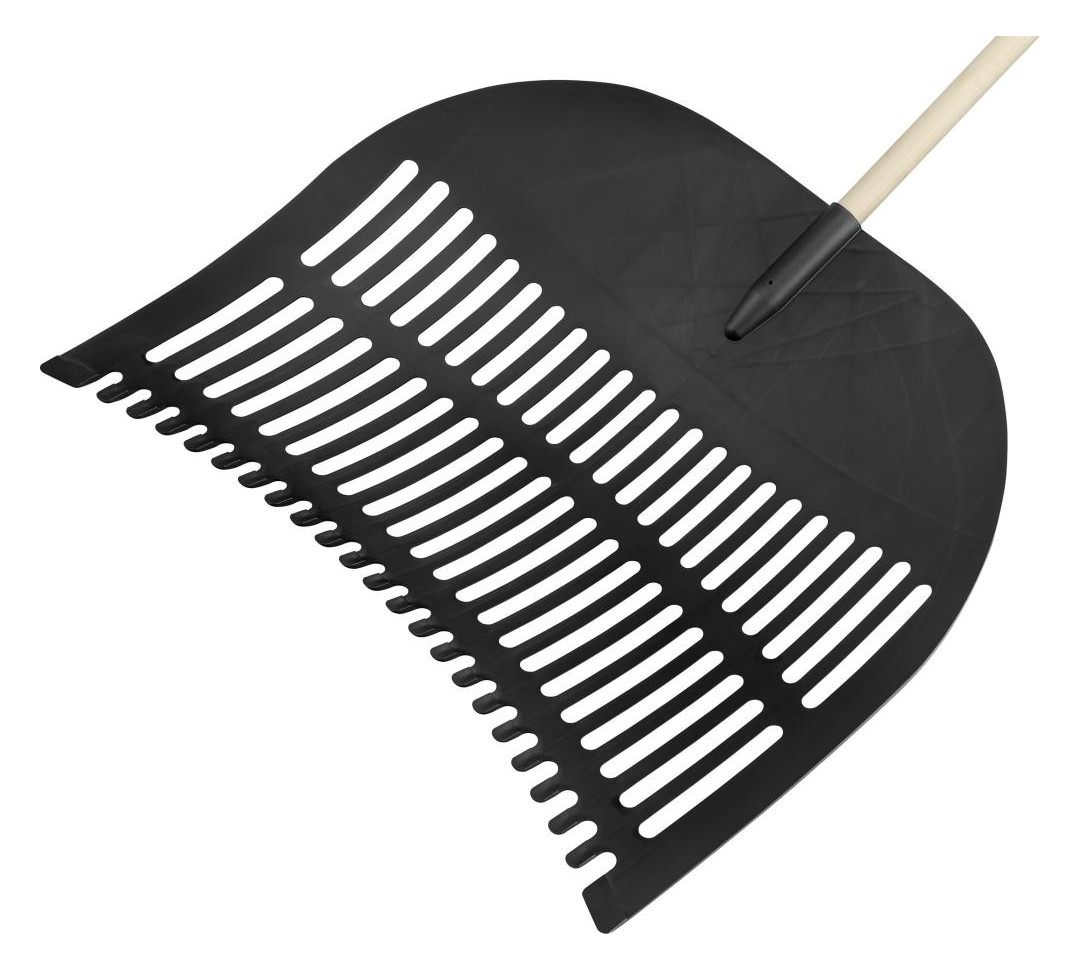 Bild Laubschaufel 70 x 60 mm PP schwarz, Düll e 28 mm - FLORA-0