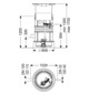 Kessel Pumpstation Aquapump Medium Mono GTF 600, 1300-1750 mm, mit Schwimmer, Abdeckung A/B