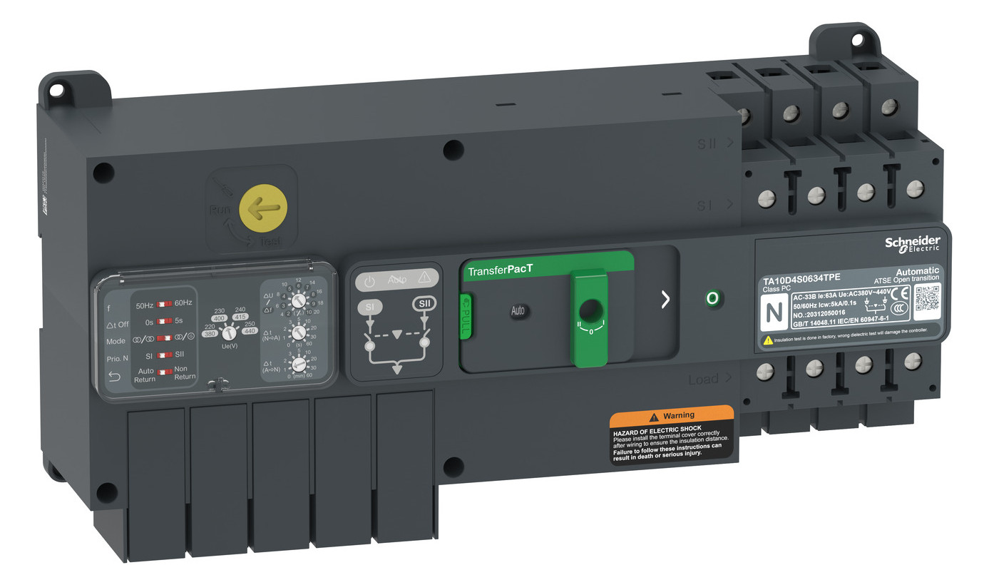 Lastumschalter 4p 40A Komplettgerät IP20 f.Verteilereinbau