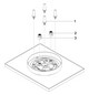 Dornbracht Regenbrause CYO 300x240mm, für Deckenanbindung, messing gebürstet