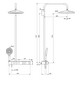 Ideal-Standard Duschsystem Solos mit Brausethermostat, silver storm