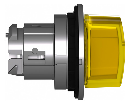 Knebelschalter 3stuf bel.b ge rnd Ø30,5mm Geeignet für Beleuchtung Tastend