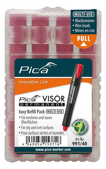 Pica-Minen-Set für Permanentmarker VISOR - 4-teilig,...