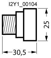 D0-Schraubkappe D02 Porzellan D0-Schraubkappe D02 Porzellan