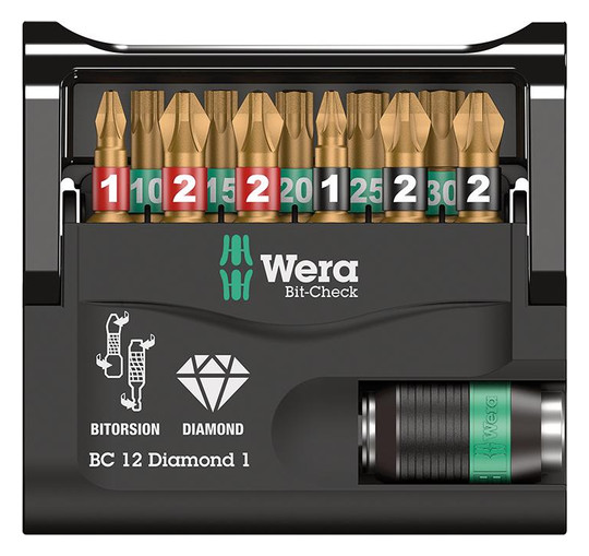 Wera-Bit-Sortiment Bit-Check 12 Diamond 1