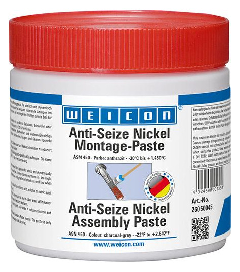 WEICON-Anti-Seize Nickel-Montagpaste ASN - 450g