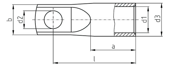 Intercable ICR1208S Rohrkabelschuh 