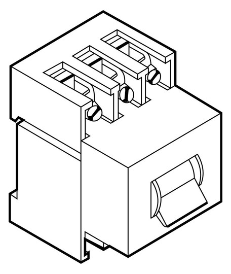 ABN Hauptschalter 3-pol 63A 2TE   XHS363 