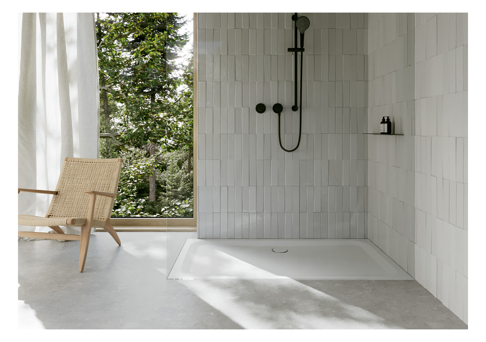 Duschwanne BetteUltra 5996 170x75x3,5cm, Glasur, edelweiß